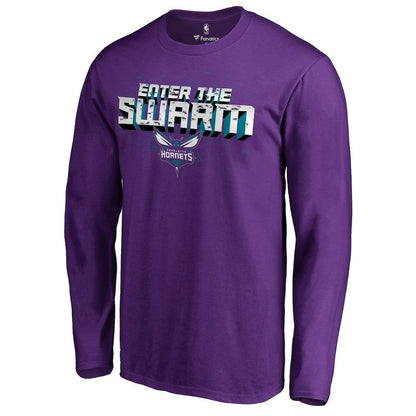 Charlotte Hornets Hometown Collection The Swarm Long Sleeve T-Shirt - Purple discount