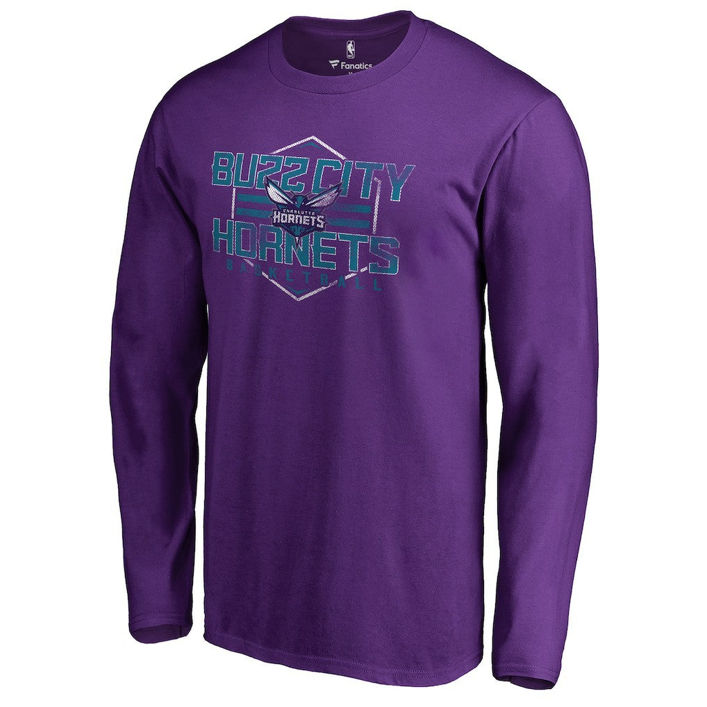 Charlotte Hornets Hometown Collection The Nest Long Sleeve T-Shirt - Purple cheap
