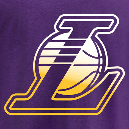 Los Angeles Lakers Gradient Logo T-Shirt - Purple outlet
