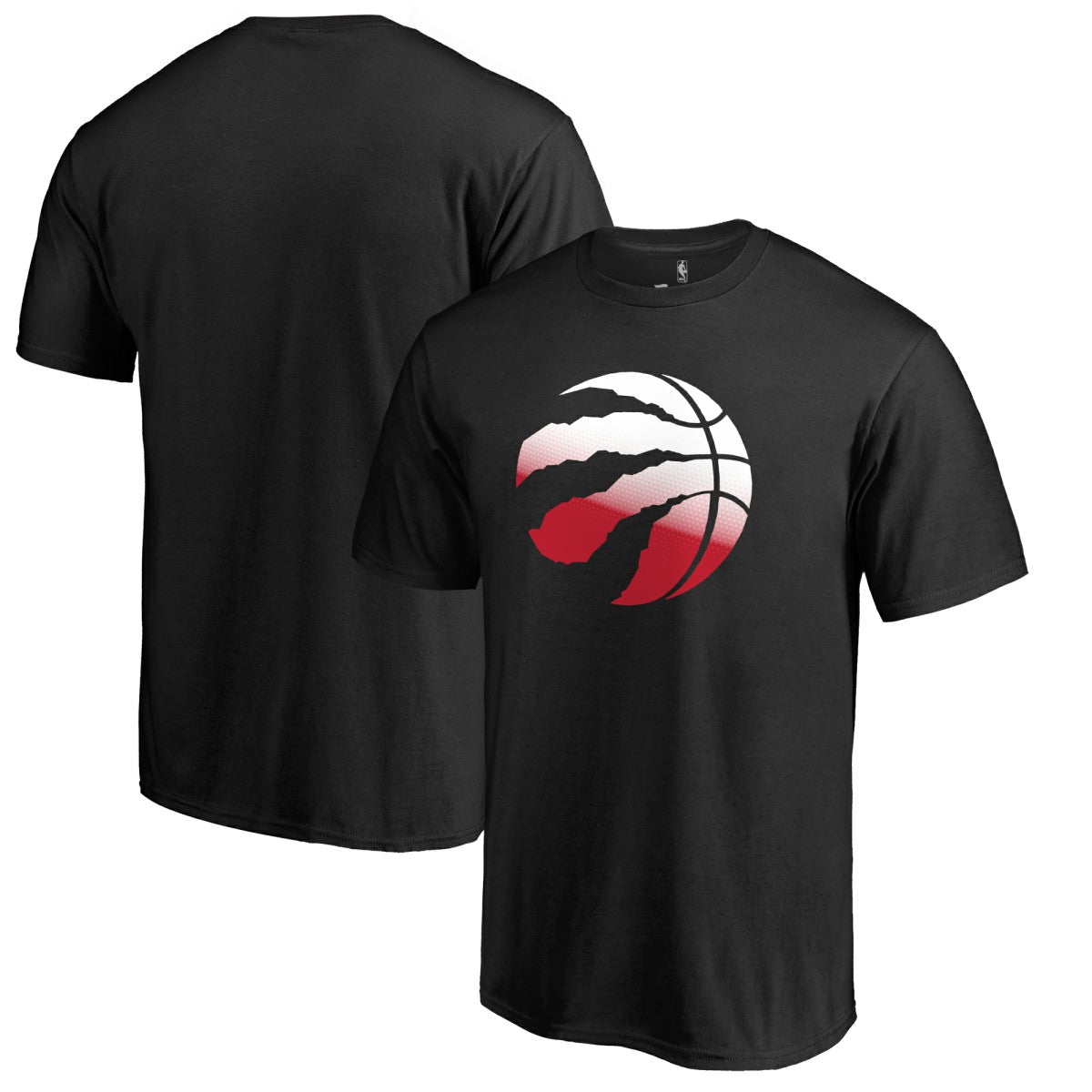 Toronto Raptors Gradient Logo T-Shirt - Black discount