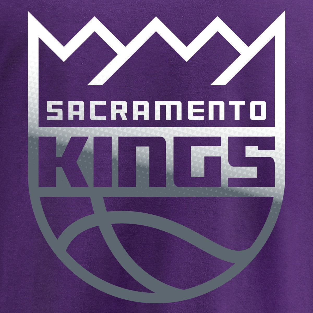Sacramento Kings Gradient Logo Long Sleeve T-Shirt - Purple cheap