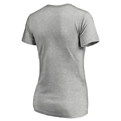 Los Angeles Angels Women's Cooperstown Collection Forbes T-Shirt - Ash