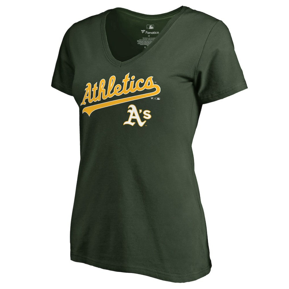 Athletics Women's Team Lockup T-Shirt - Green
