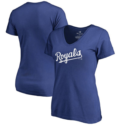 Kansas City Royals Women's Team Wordmark T-Shirt - Royal