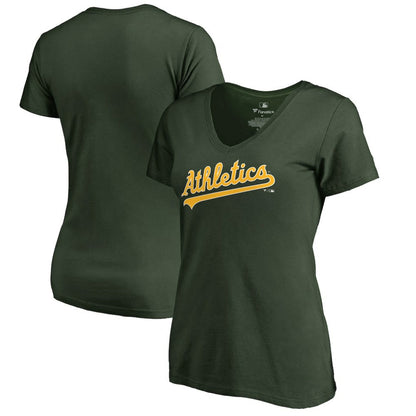 Athletics Women's Team Wordmark T-Shirt - Green