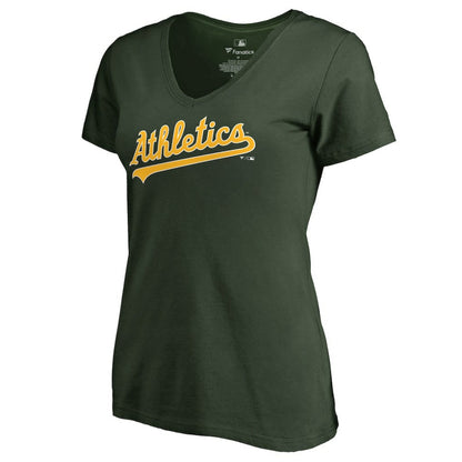 Athletics Women's Team Wordmark T-Shirt - Green