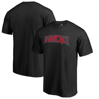 Arizona Diamondbacks Team Wordmark T-Shirt - Black