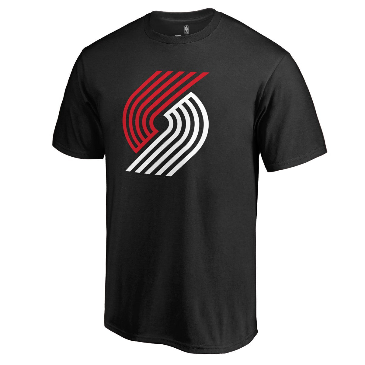 Portland Trail Blazers Fresh Primary Logo T-Shirt - Black for sale