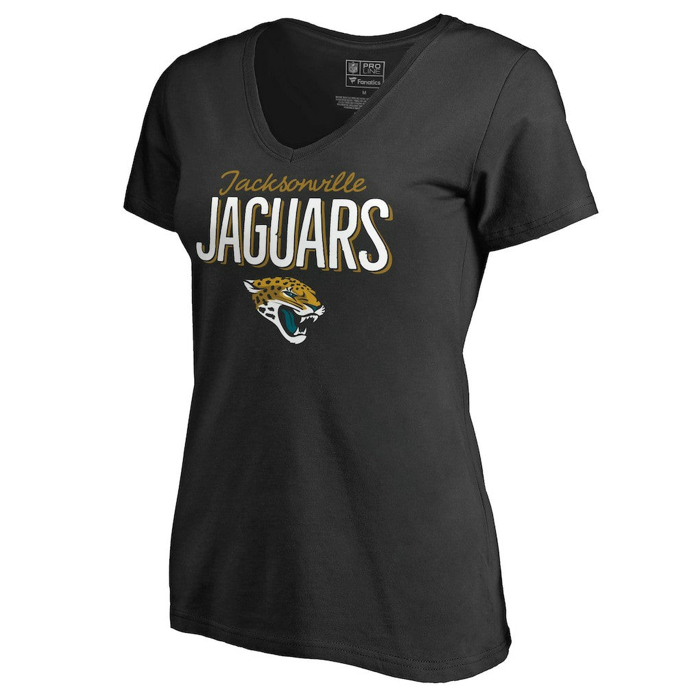 Jacksonville Jaguars Women's Nostalgia T-Shirt - Black on sale