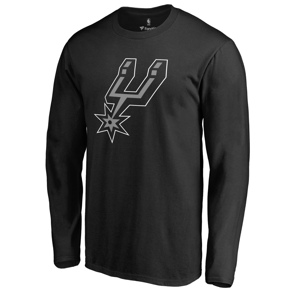 San Antonio Spurs 2017 Primary Logo 2 Long Sleeve T-Shirt - Black outlet