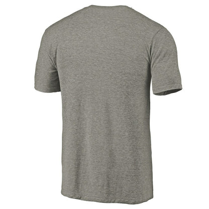 Charlotte Hornets Distressed Team Logo Tri-Blend T-Shirt - Heather Gray outlet
