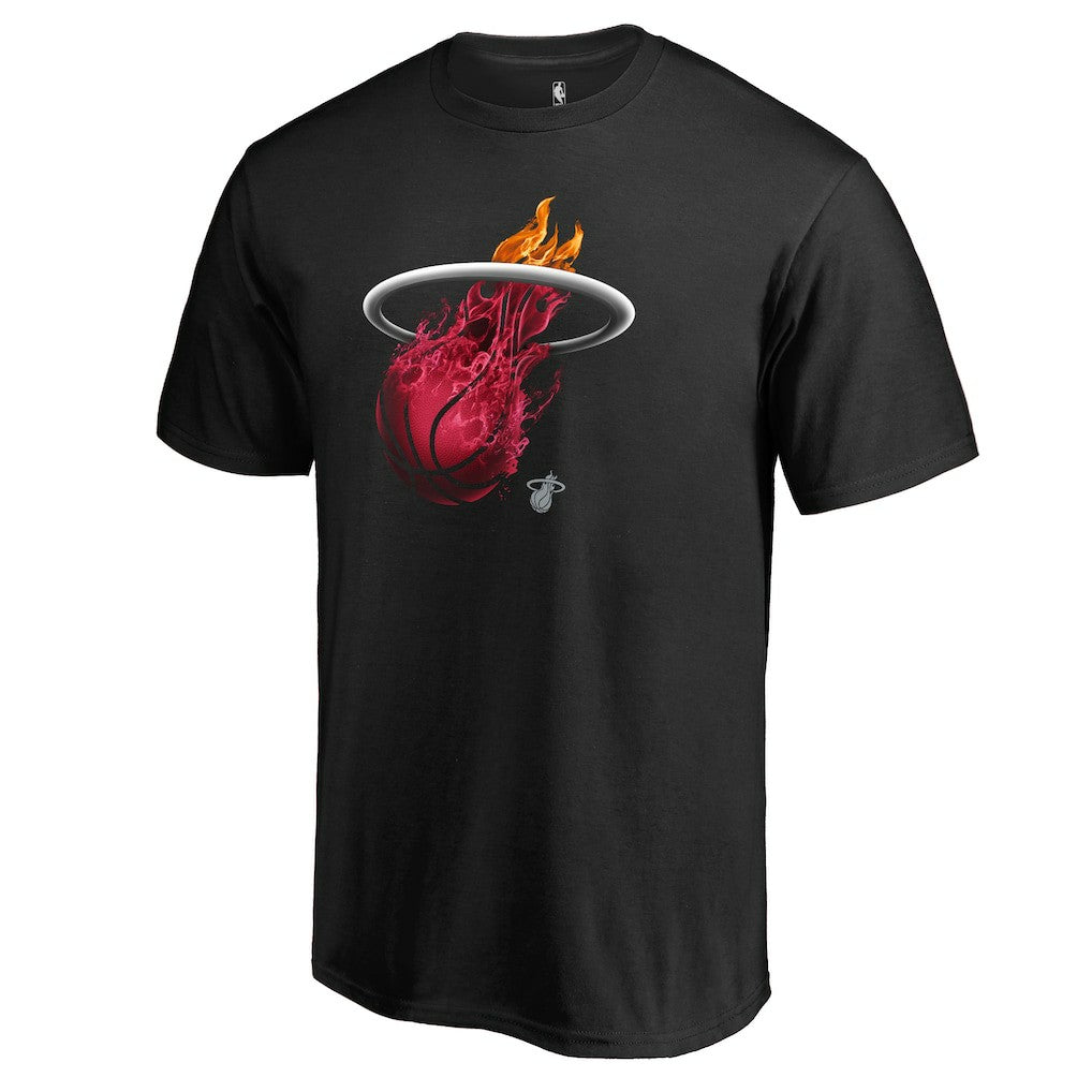 Miami Heat Midnight Mascot 2 T-Shirt - Black | Fanatics for sale