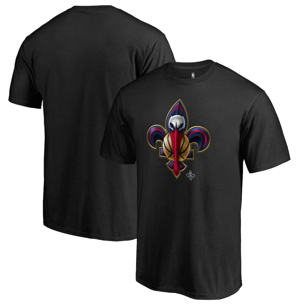 New Orleans Pelicans Midnight Mascot 2 T-Shirt - Black | Fanatics discount