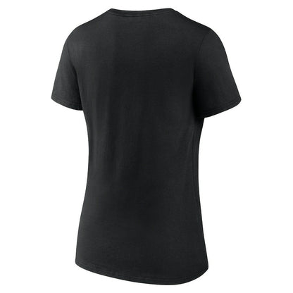 Cleveland Cavaliers Women's Midnight Mascot V-Neck T-Shirt sale - Black discount