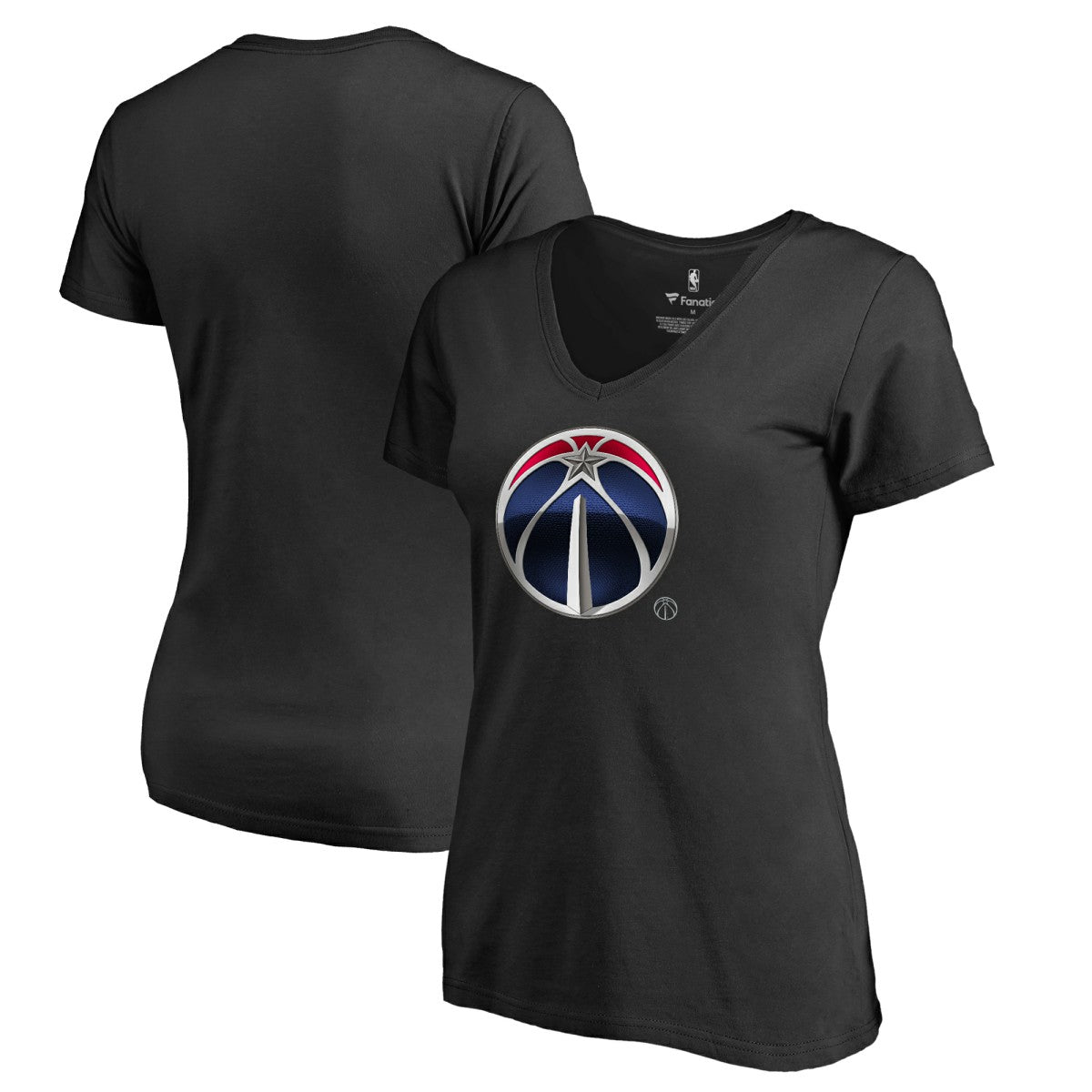 Washington Wizards Women's Midnight Mascot V-Neck T-Shirt - Black discount