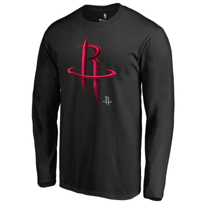 Houston Rockets Midnight Mascot Long Sleeve T-Shirt - Black shop