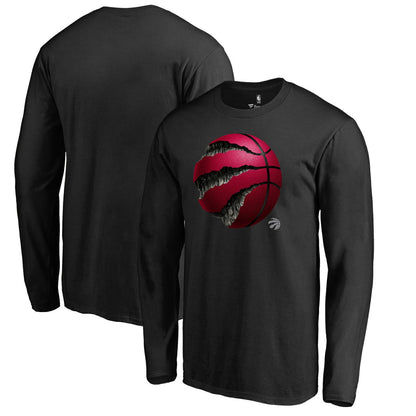 Toronto Raptors Midnight Mascot Long Sleeve T-Shirt - Black outlet