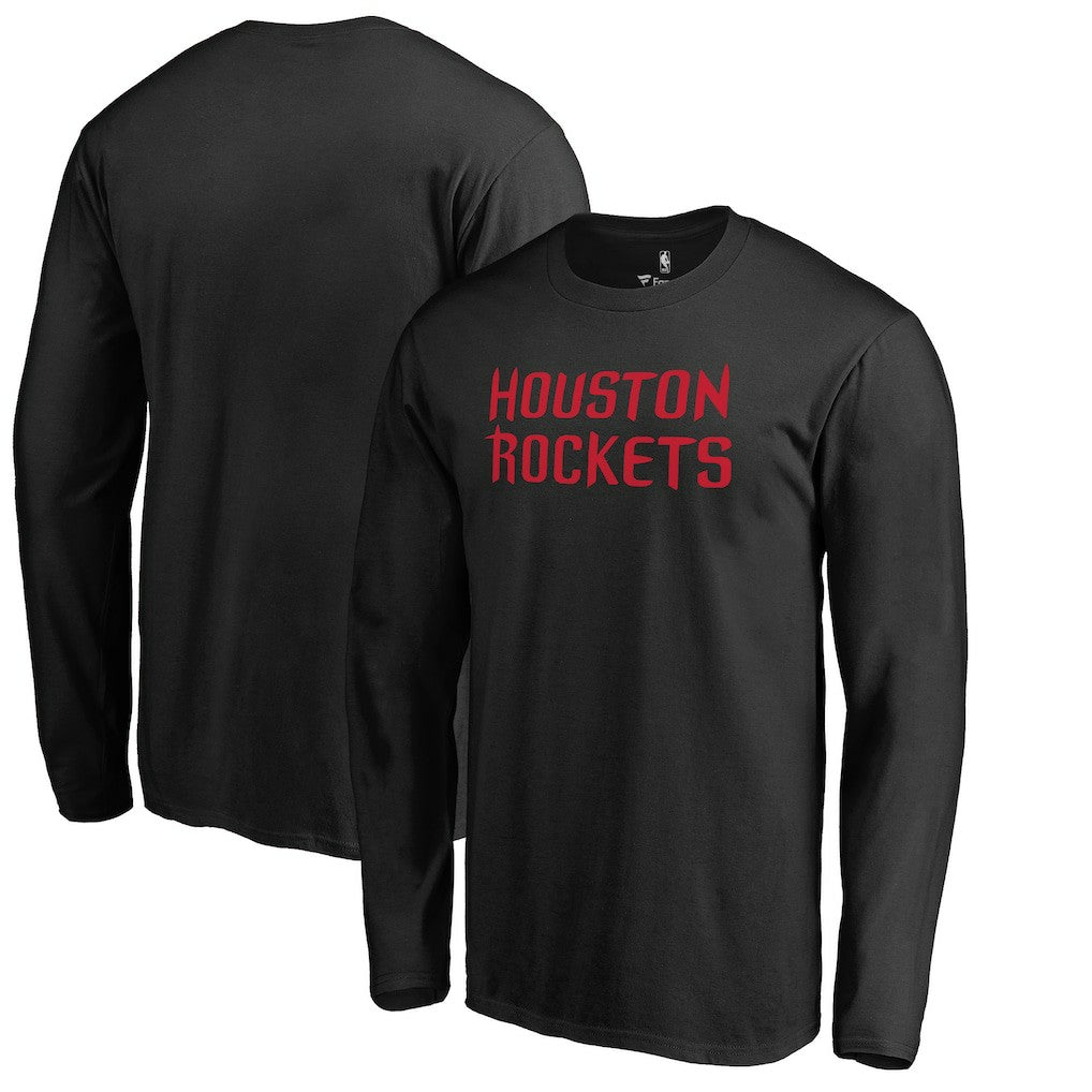Houston Rockets Alternate Logo Long Sleeve T-Shirt - Black outlet
