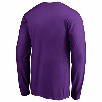 Los Angeles Lakers Alternate Logo Long Sleeve T-Shirt - Purple discount