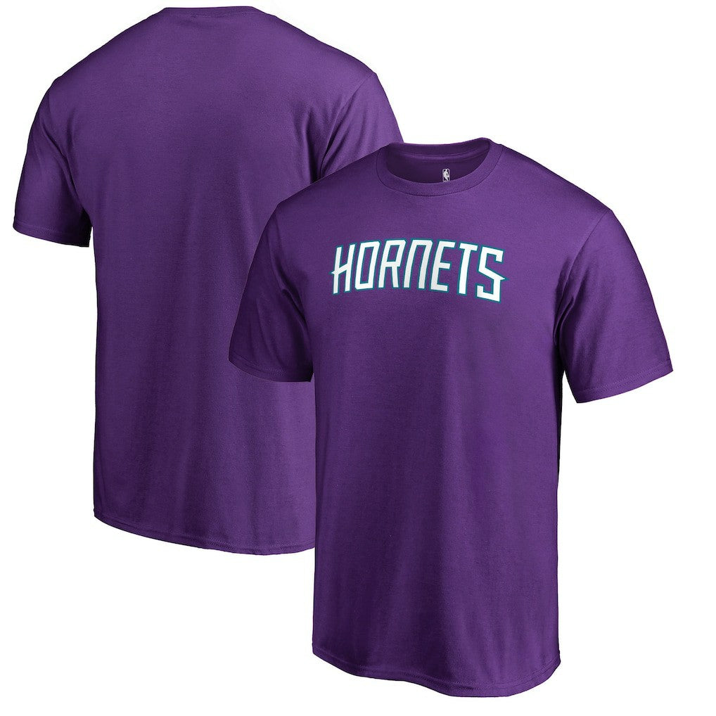 Charlotte Hornets Primary Wordmark T-Shirt - Purple sale