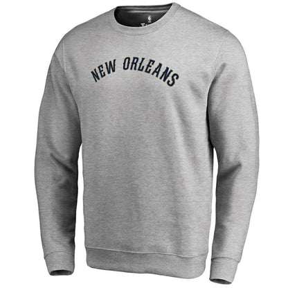 New Orleans Pelicans Wordmark Pullover Sweatshirt - Heathered Gray online