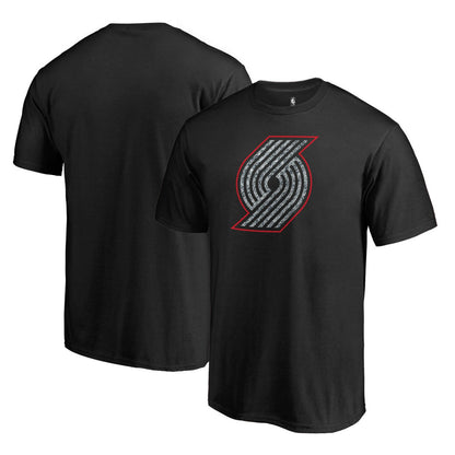 Portland Trail Blazers Static Logo T-Shirt - Black for sale
