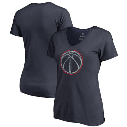 Washington Wizards Women's Static Logo V-Neck T-Shirt - Navy shop