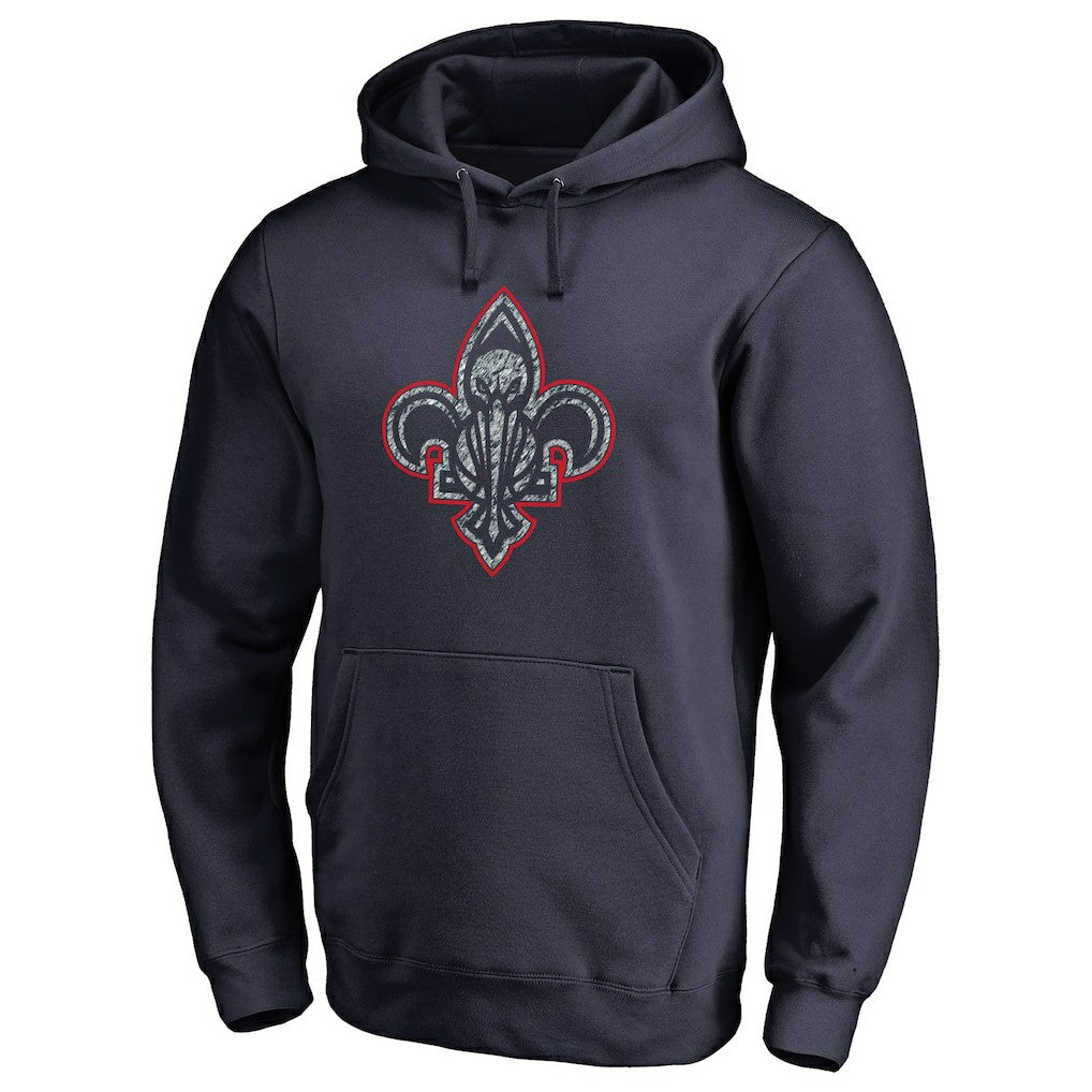 New Orleans Pelicans Static Logo Pullover Hoodie - Navy cheap