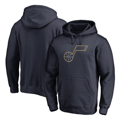 Utah Jazz Static Logo Pullover Hoodie - Navy shop