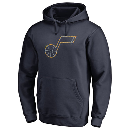 Utah Jazz Static Logo Pullover Hoodie - Navy shop