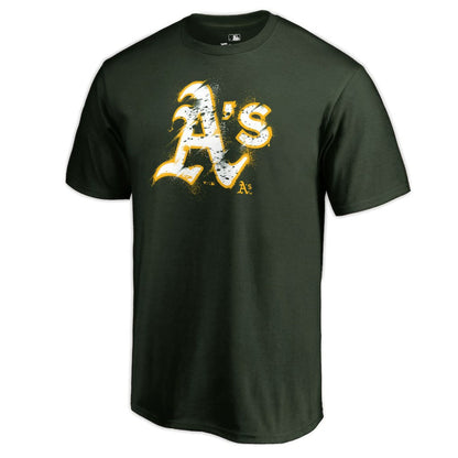 Athletics Splatter Logo T-Shirt - Green