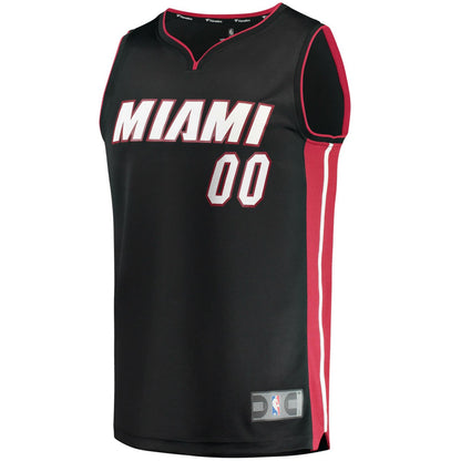 Miami Heat Fast Break Custom Replica Jersey Black - Icon Edition | Fanatics discount