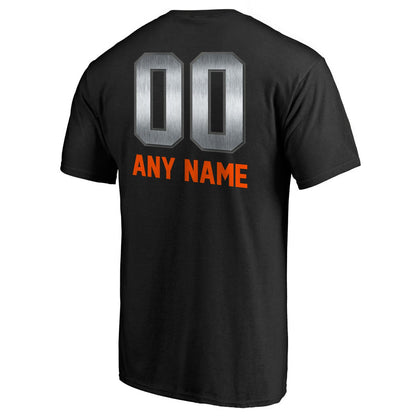 Denver Broncos Personalized Midnight Mascot T-Shirt - Black sale