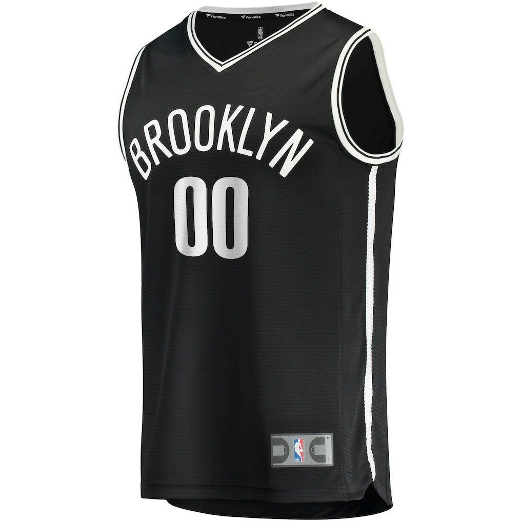 Brooklyn Nets Youth Fast Break Custom Replica Jersey Black - Icon Edition | Fanatics on sale