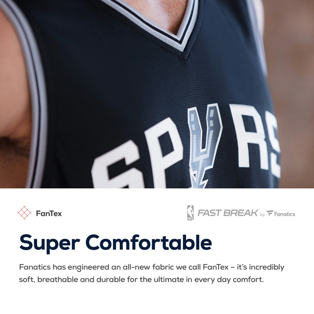 San Antonio Spurs Youth Fast Break Custom Replica Jersey Black - Icon Edition | Fanatics cheap