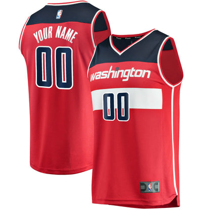 Washington Wizards Youth Fast Break Custom Replica Jersey Red - Icon Edition | Fanatics online