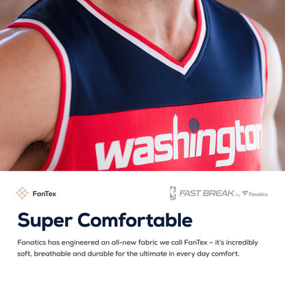 Washington Wizards Youth Fast Break Custom Replica Jersey Red - Icon Edition | Fanatics online