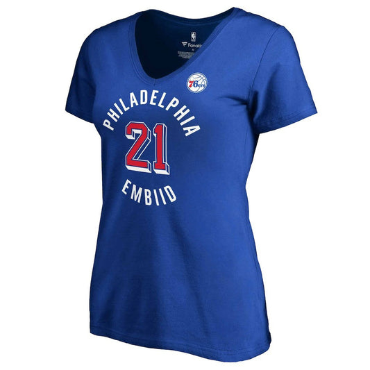 Joel Embiid Philadelphia 76ers Women's Plus Size Notable T-Shirt - Royal | Fanatics cheap