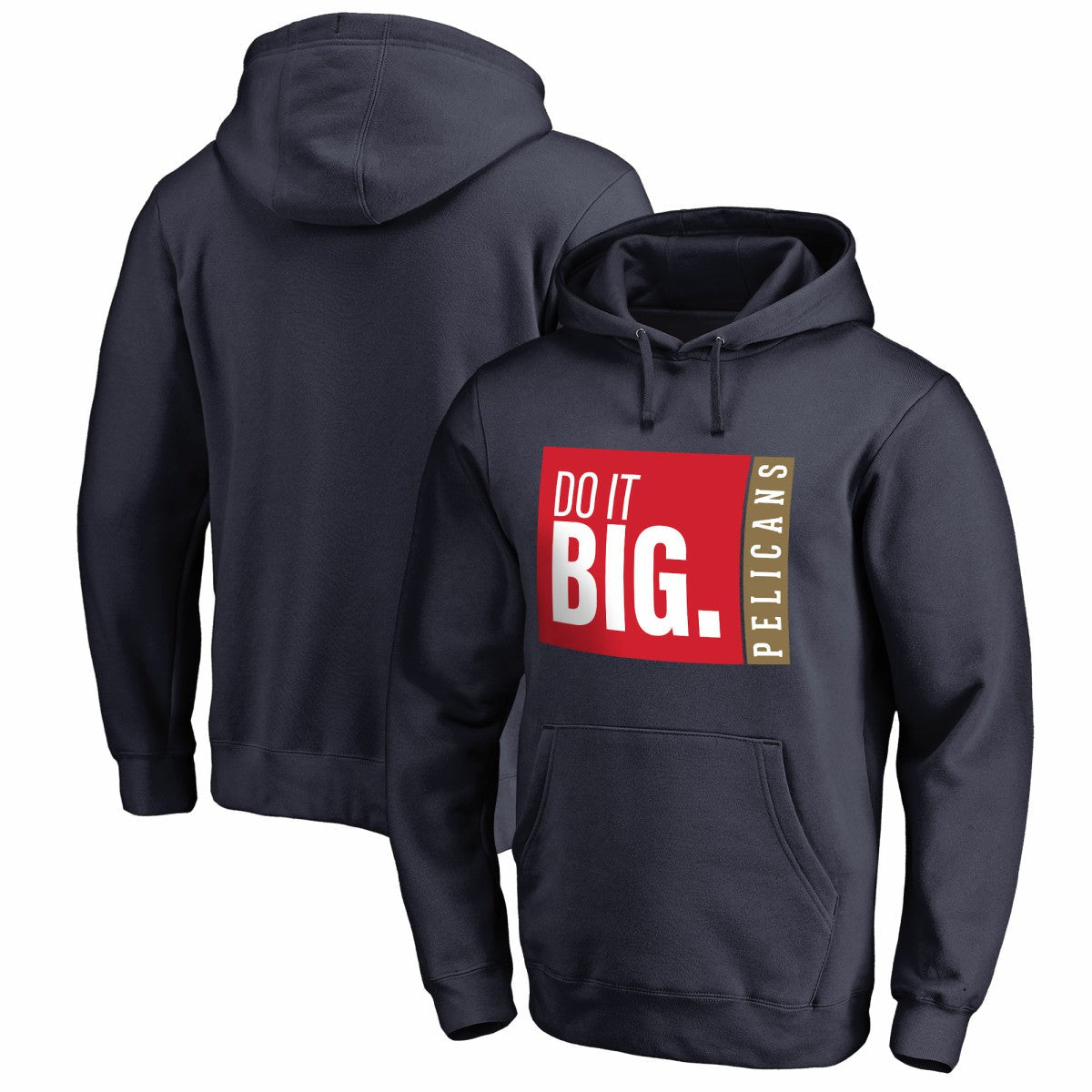 New Orleans Pelicans Do It Big Pullover Hoodie - Navy online