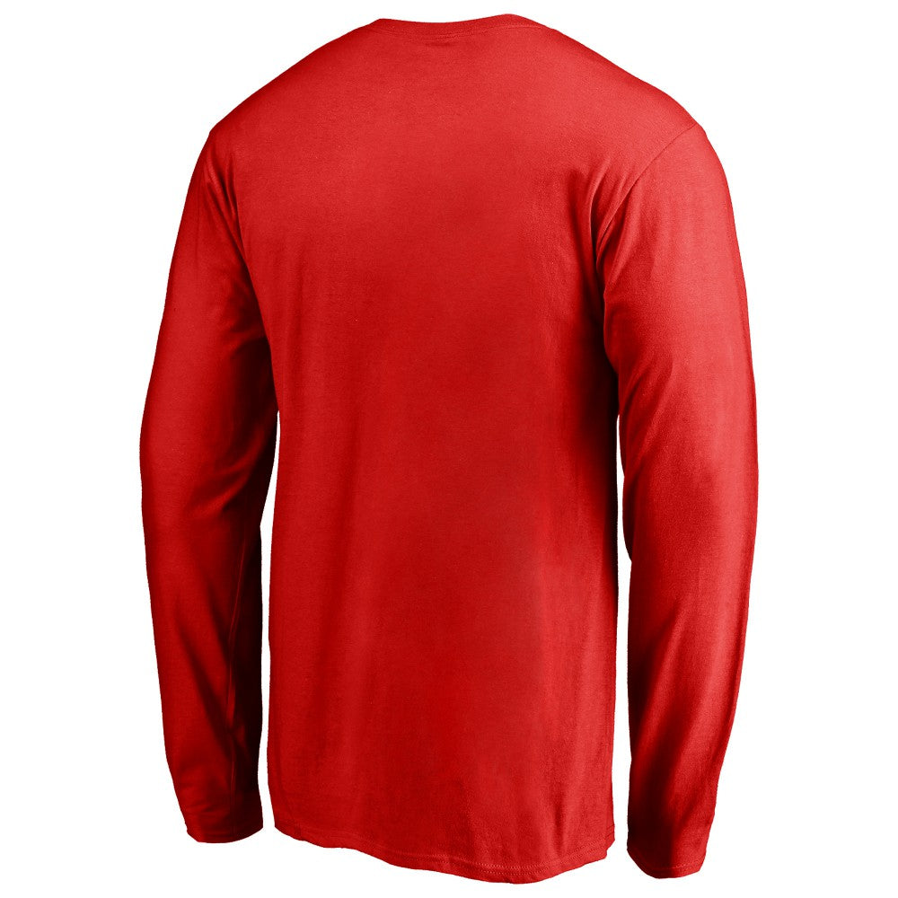 Los Angeles Angels Static Logo Long Sleeve T-Shirt - Red