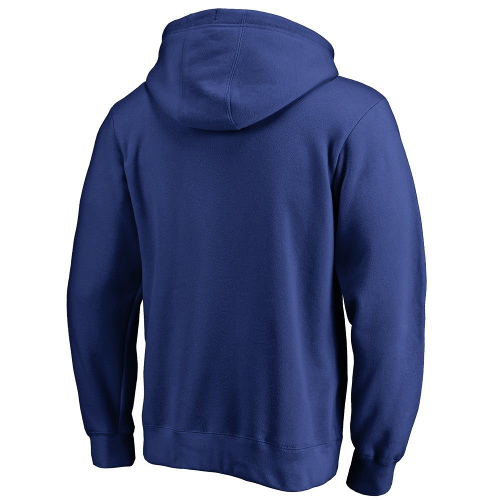 New York Mets Official Wordmark Fitted Pullover Hoodie - Royal