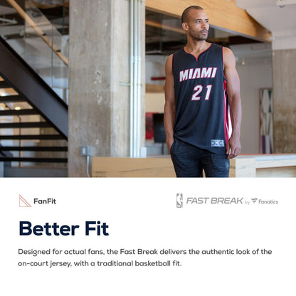 Miami Heat Youth Fast Break Replica Custom Jersey Red - Statement Edition | Fanatics sale