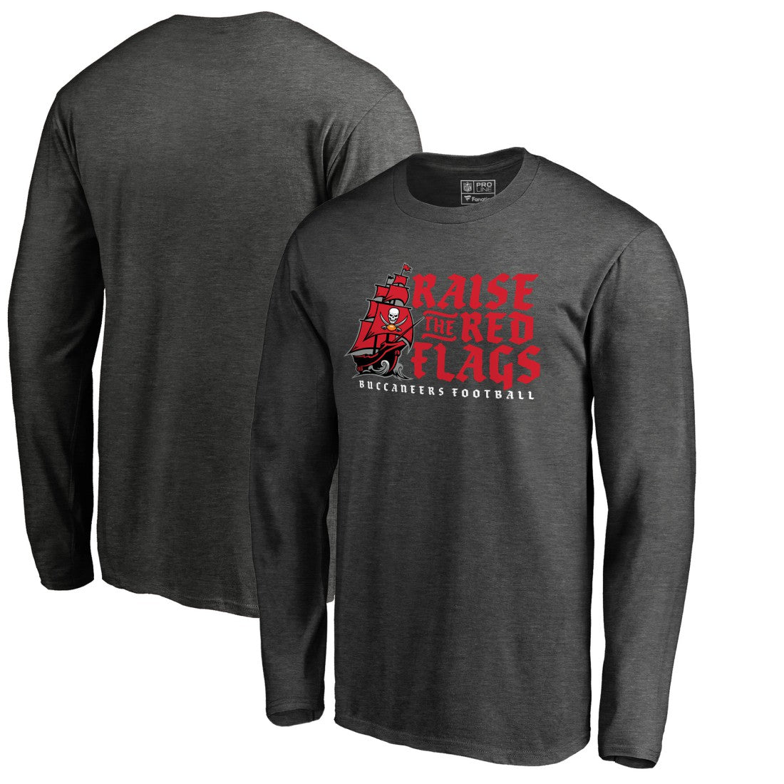 Tampa Bay Buccaneers Hometown Collection Long Sleeve T-Shirt - Heathered Gray sale