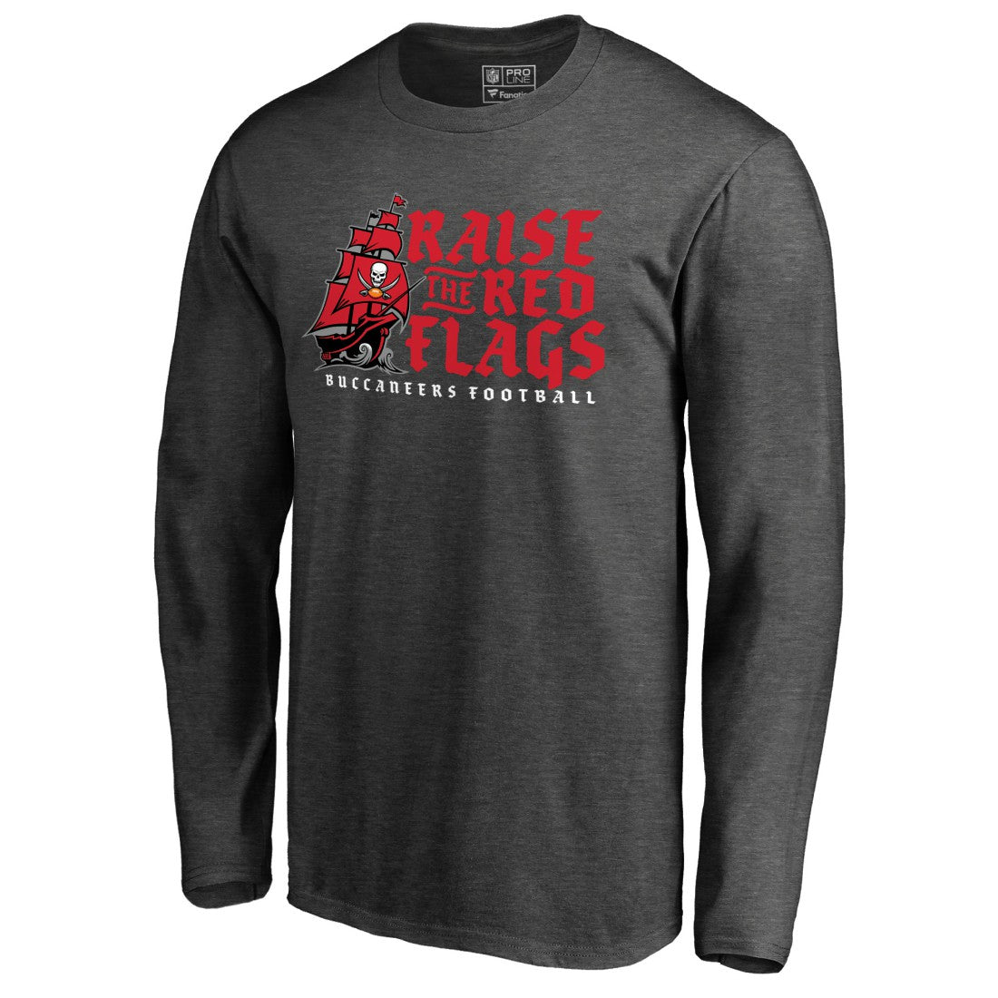 Tampa Bay Buccaneers Hometown Collection Long Sleeve T-Shirt - Heathered Gray sale