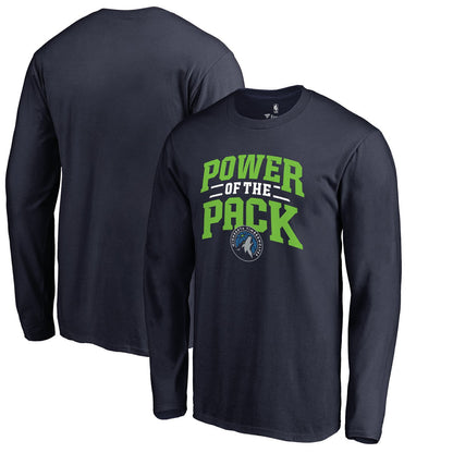 Minnesota Timberwolves Power of the Pack Hometown Collection Long Sleeve T-Shirt - Navy online