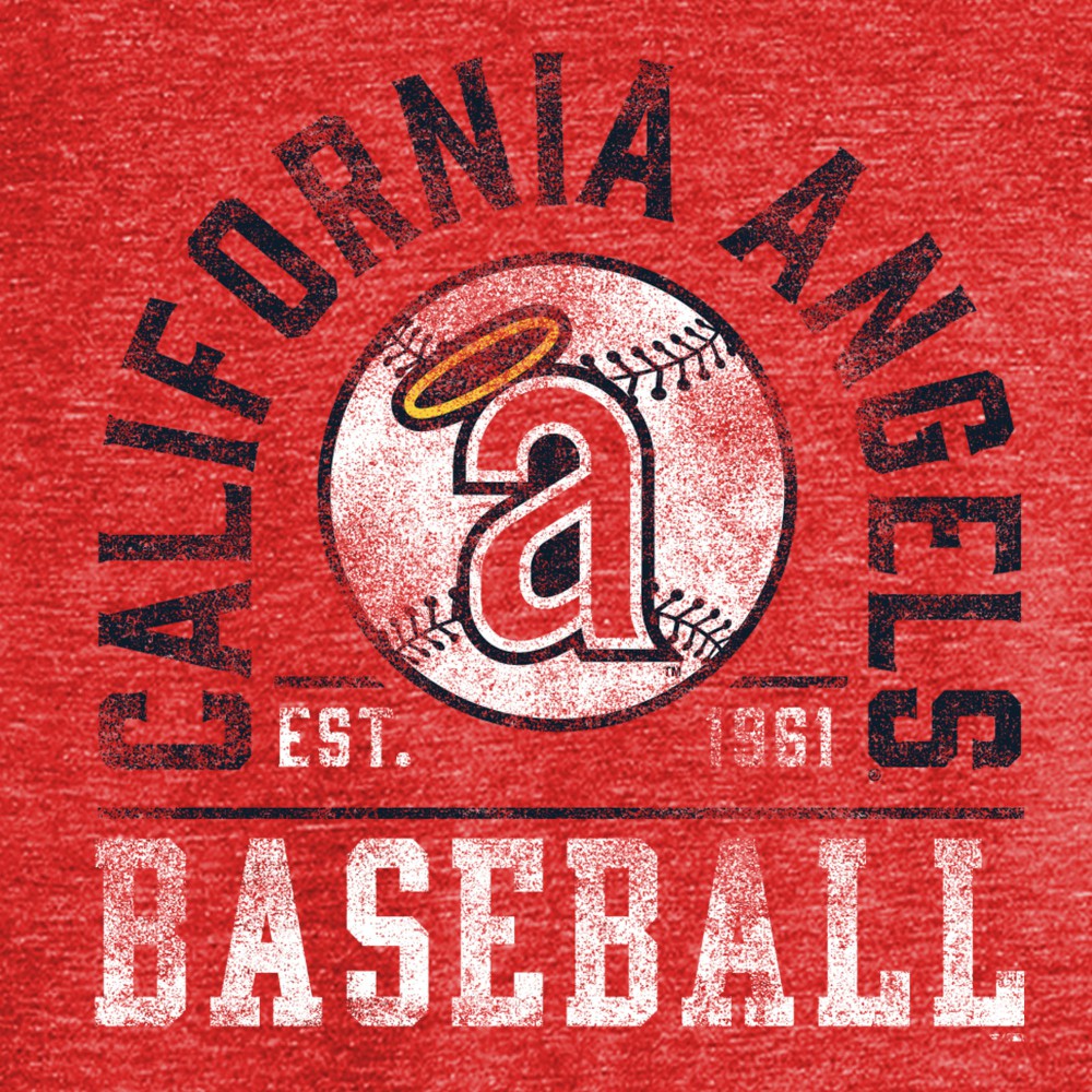 Los Angeles Angels Hometown Collection Curve T-Shirt - Red