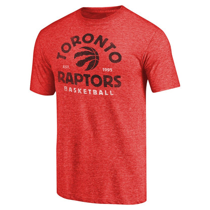 Toronto Raptors Vintage Arch Tri-Blend T-Shirt - Red cheap