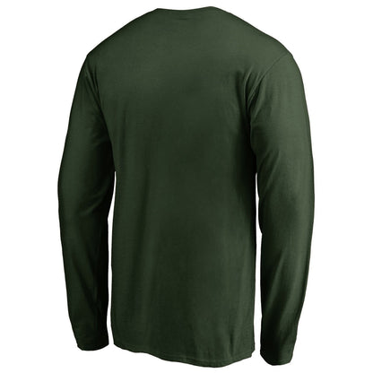 Milwaukee Bucks Onside Stripe Long Sleeve T-Shirt - Hunter Green sale