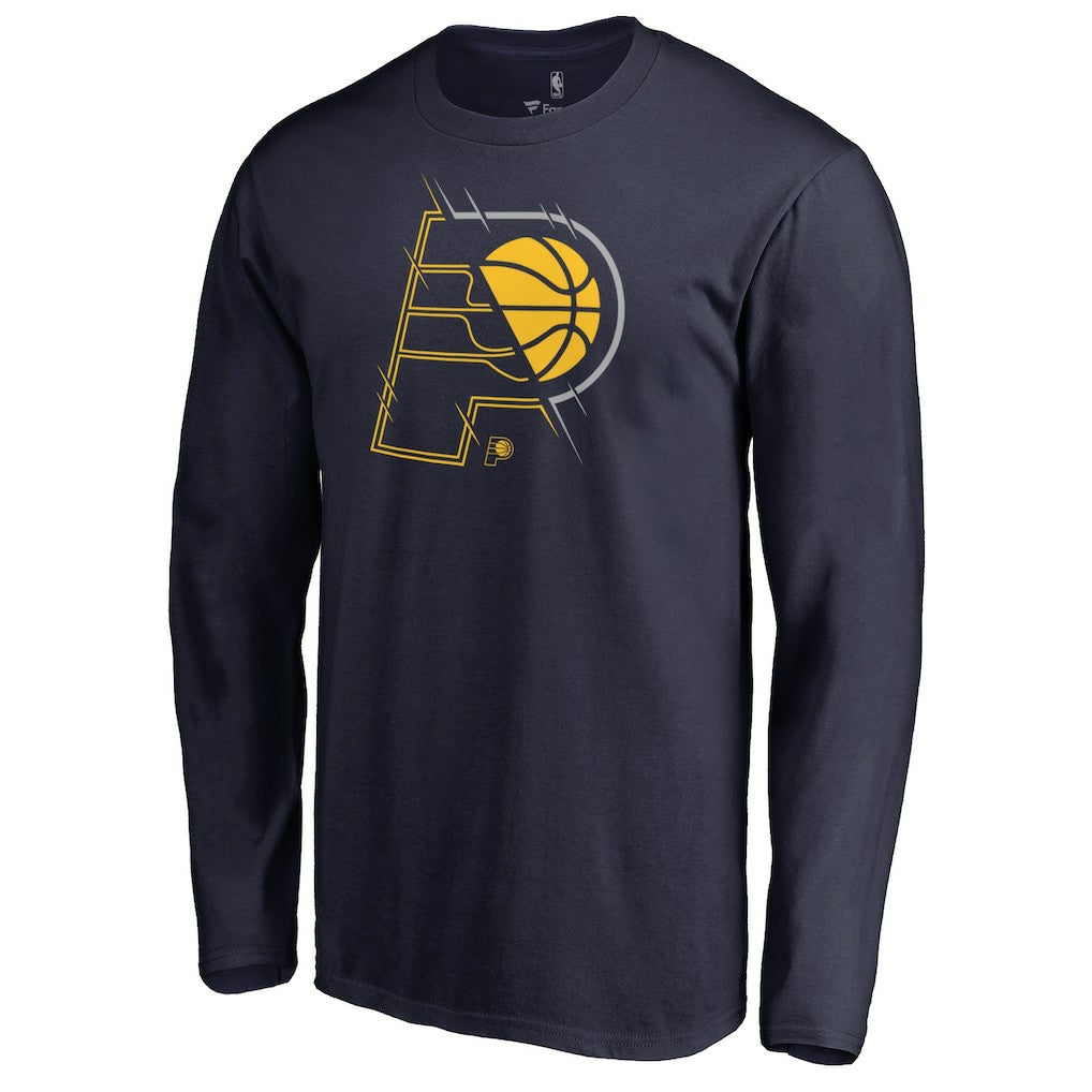 Indiana Pacers X-Ray Long Sleeve T-Shirt - Navy discount