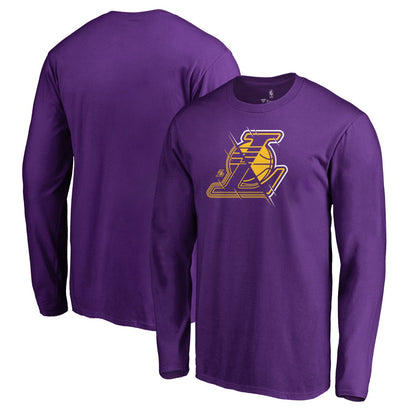 Los Angeles Lakers X-Ray Long Sleeve T-Shirt - Purple sale